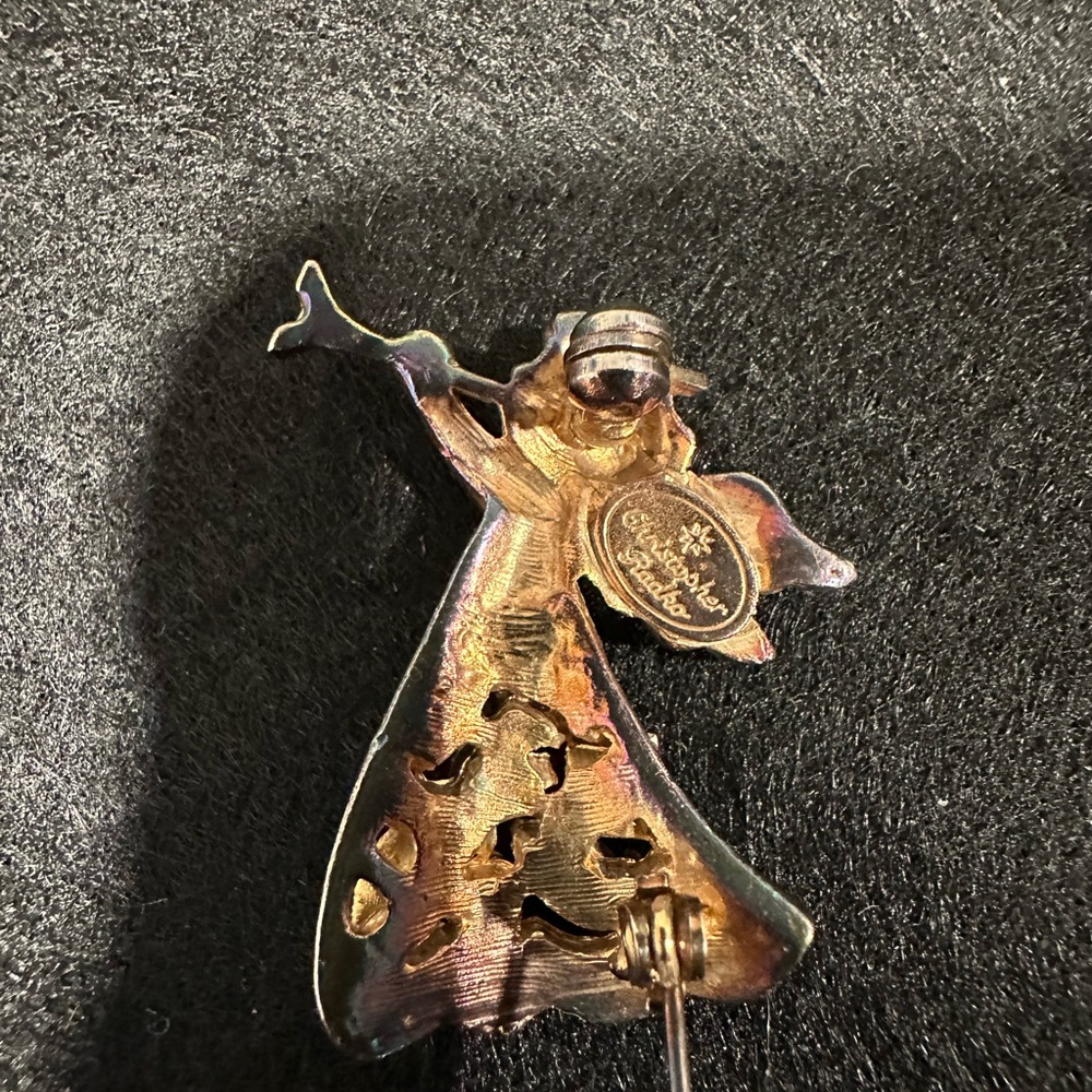 Christopher Radko signed angel brooch - Picture 3 of 3